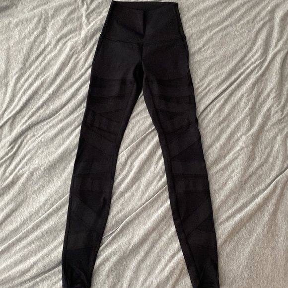 Lululemon Wunder Under Pant Tech Mesh 4 - Picture 2 of 5